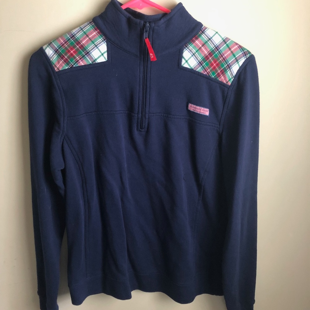 Vineyard Vines Shep Shirt 1/4 Zip Pullover